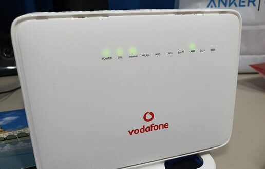 رواتر VDSL فودافون الجديد