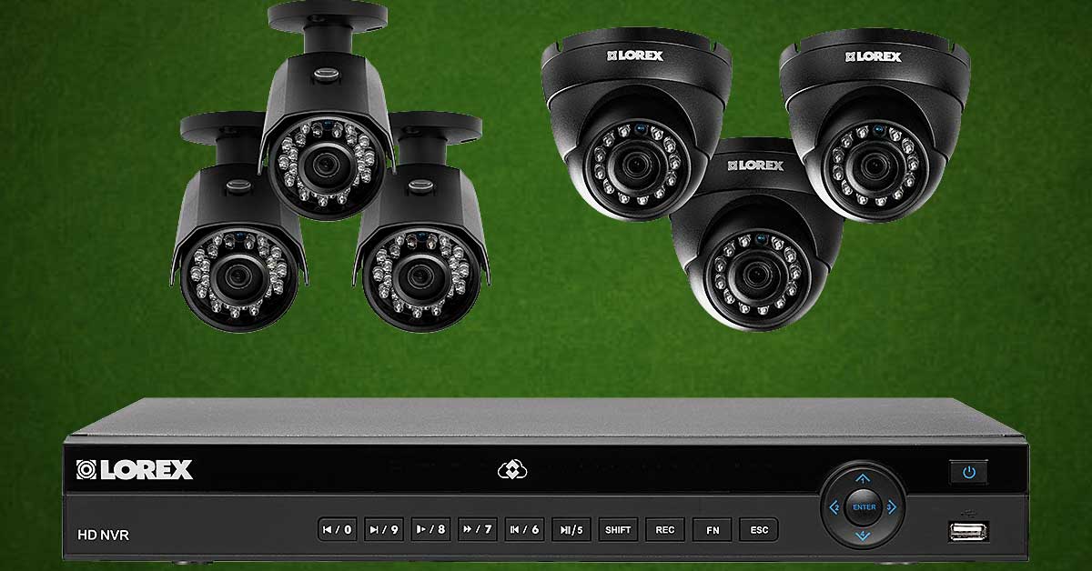 عرض تركيب 6 كاميرات مراقبة 1.3 ميجا بيكسيل + DVR + الكابلات