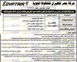 صورة وظائف مبيعات مصر للطيران