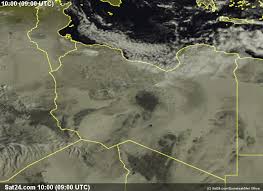 خريطة ليبيا بالقمر الصناعي